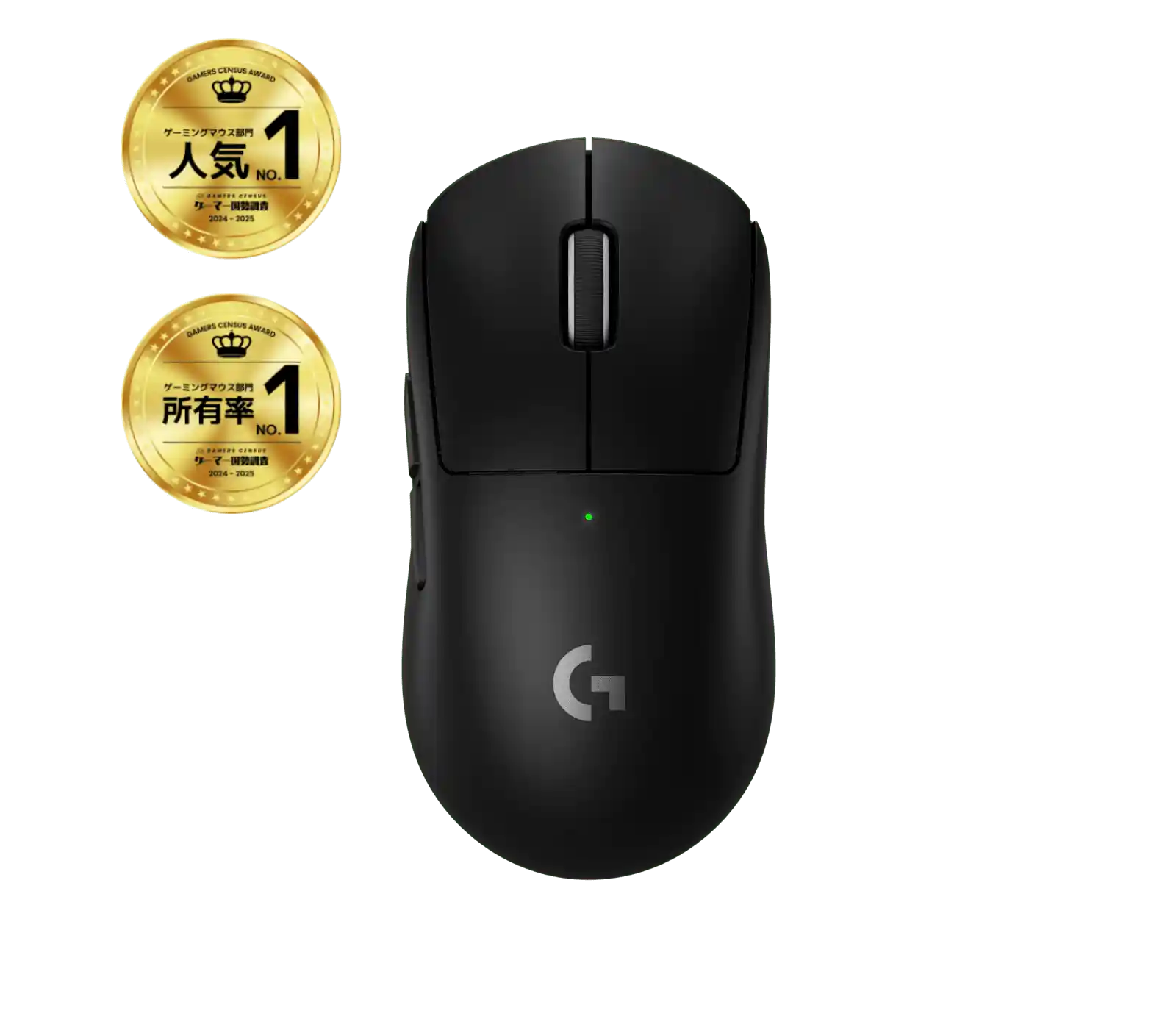 G PRO X SUPERLIGHT 2の上面